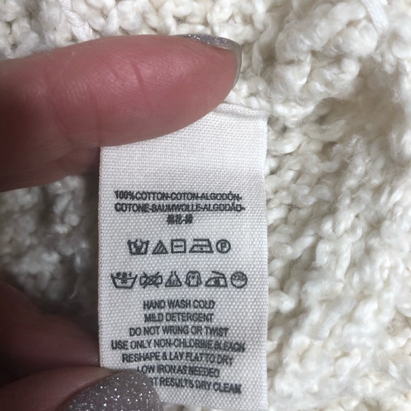 Free People Cream Open Knit Sleeveless Sweater xs - Picture 7 of 8